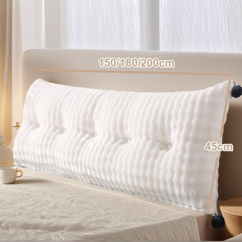 Removable Headboard Reading Cushion, Plush Back Cushion, Wedge Cushion For Bed & Sofa