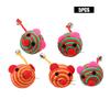5Pcs/set Pet Supply Cat Dog Chew Traning Fun Playing Toy Ball Cute Rat Random Color
