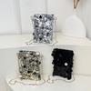 Блестящая сумка-кроссбоди для телефона, блестящая сумка на цепочке, мини-сумка на плечо, маленькая сумка через плечо для телефона