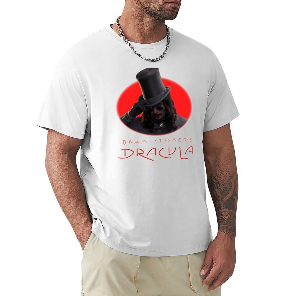 Bram Stokers Dracula Tshirt Basic Solid Color Casual Tee Shirt