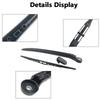 2PCS Rear Windshield Wiper Arm Blade for Porsche Cayenne 2003 2004 2005 2006 2007 2008 2009 2010 95562804002