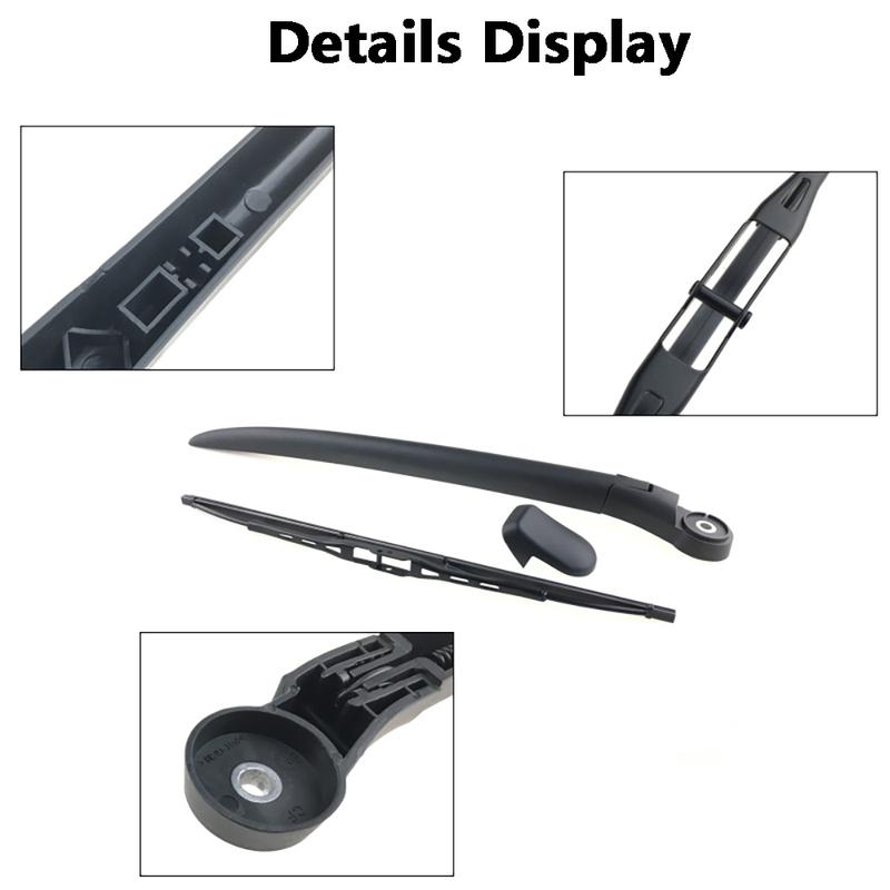 2PCS Rear Windshield Wiper Arm Blade for Porsche Cayenne 2003 2004 2005 2006 2007 2008 2009 2010 95562804002