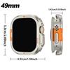 Металлический чехол для Apple Watch Ultra 3 49 мм 46 мм 45 мм 44 мм Чехол-протектор Алюминиевая рамка-бампер для IWatch Series 11 10 9 8 7 6 5 SE