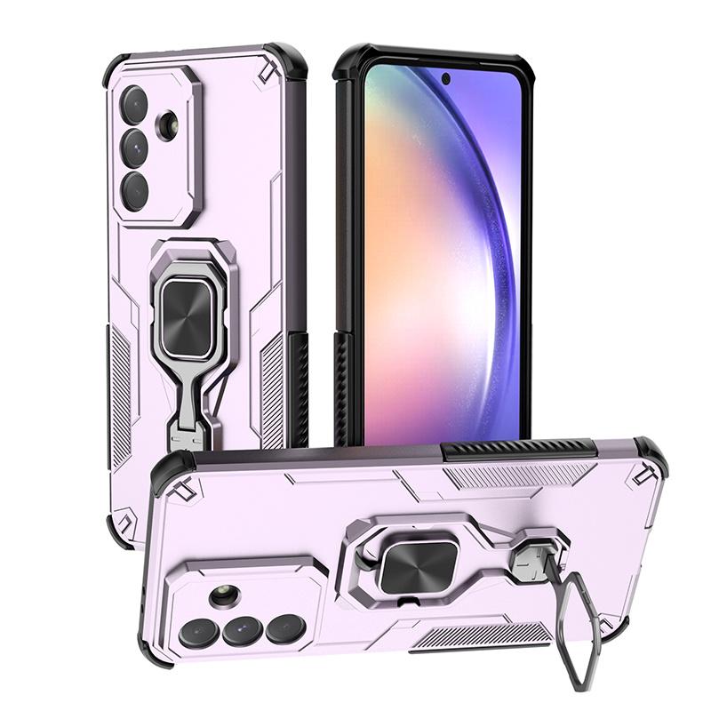 Бронированный чехол для телефона Samsung Galaxy A26 A36 A56 A16 A25 A35 A55 5G A17 A06 4G A 17 16 26 36 56 Задняя крышка с магнитным кольцом для автомобиля