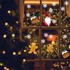 Christmas Window Stickers & Sticker Sets - Festive Glass Window Stickers Birthday Party Decorations Christmas Party Supplies Bathroom Decorations