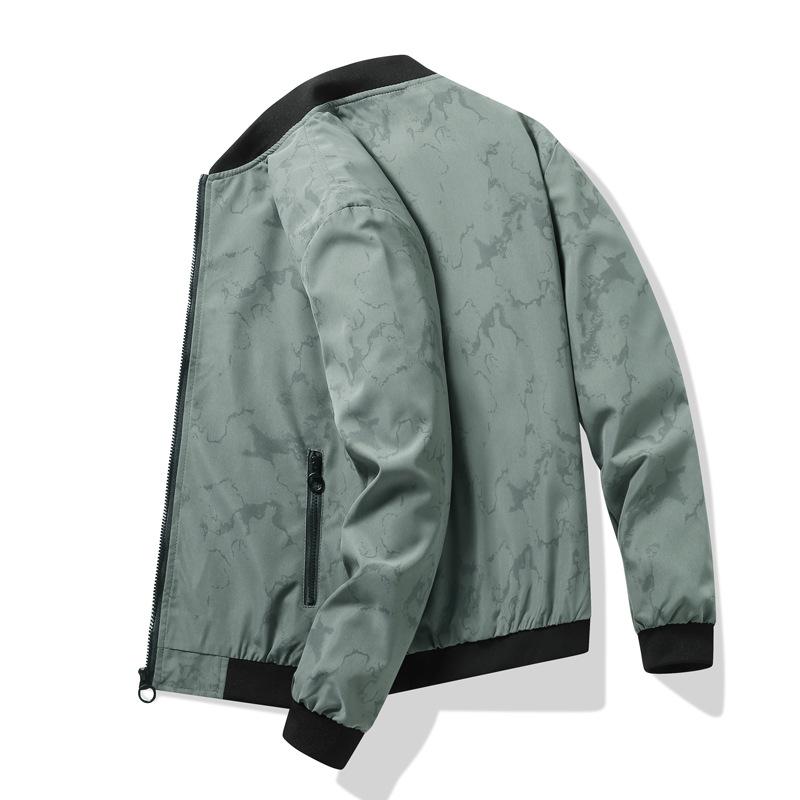 Камуфляжная бейсбольная куртка-бомбер для весны и осени, мужская тонкая повседневная куртка, японская рабочая одежда большого размера, топ-авиатор