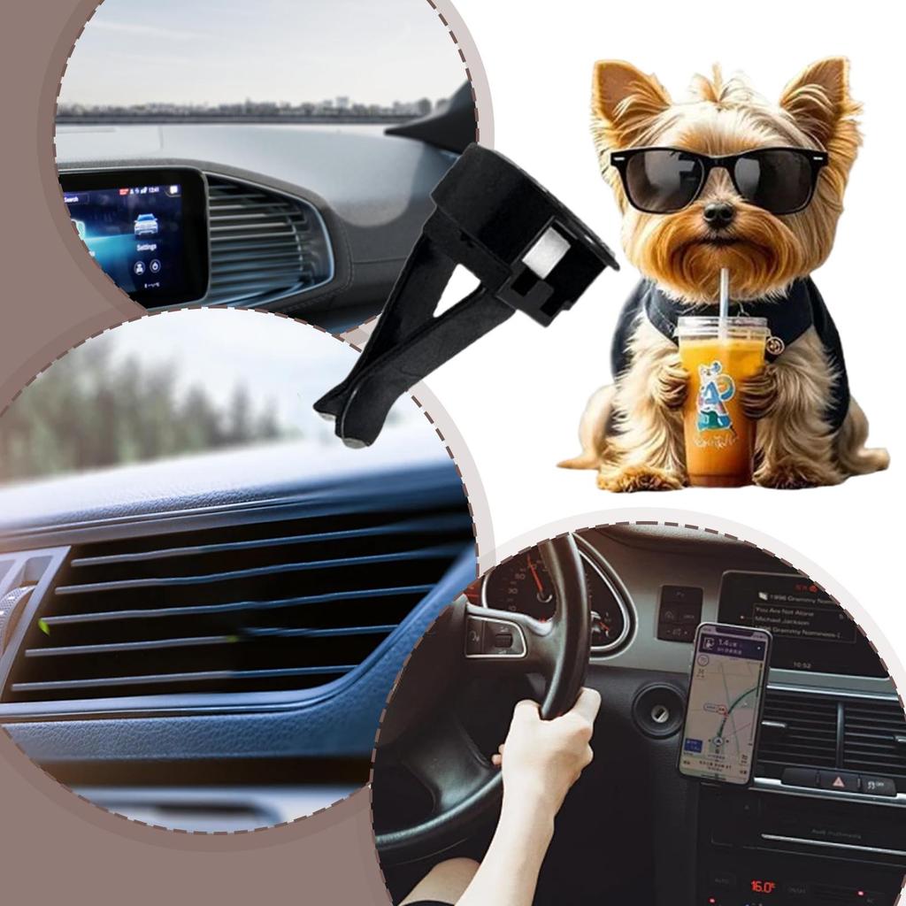 Vent Air Fresheners For Vehicles 2D Flat Acrylic Diffuser Decorative Dog Perfume Diffuser For Daily Commute Road Trip Night