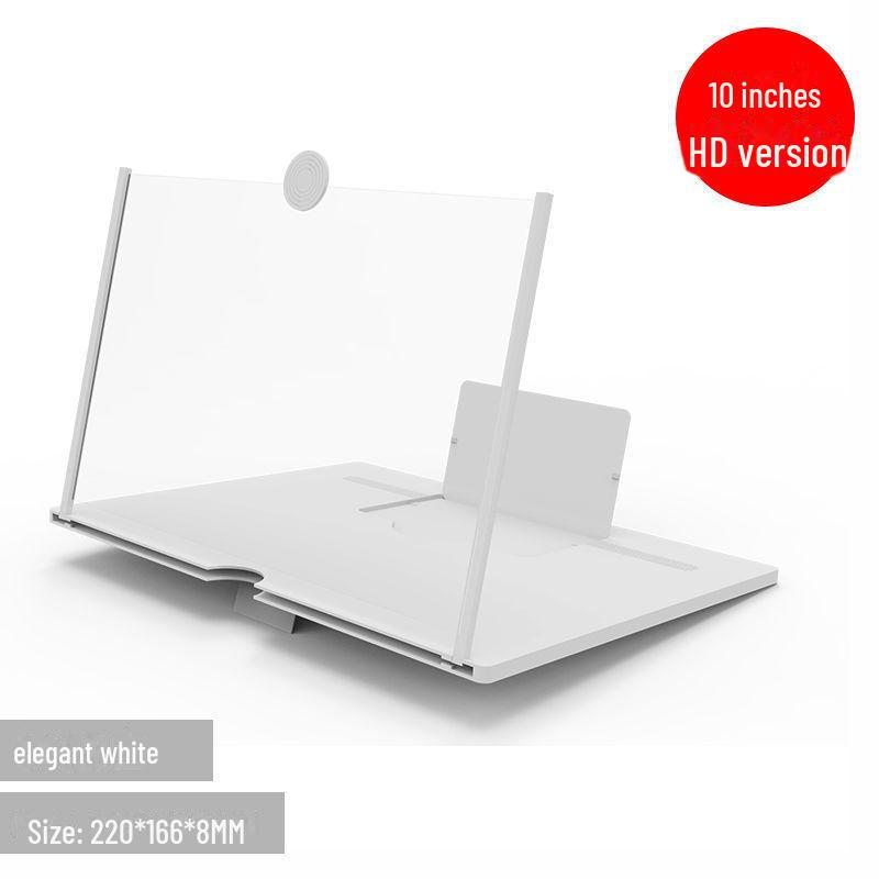 Усилитель экрана мобильного телефона F3 с HD-видео, выдвижной лупой 10"/12" и настольной подставкой