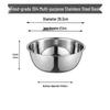 Zhilis 304 Stainless Steel Mixing Bowl
