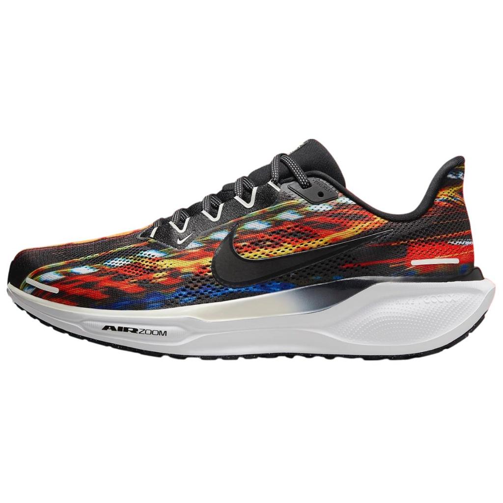 Nike Pegasus 41 Slip Resistant Abrasion Resistant Low Top Casual Running Shoes Men's Black Red Sneakers IB8171-999
