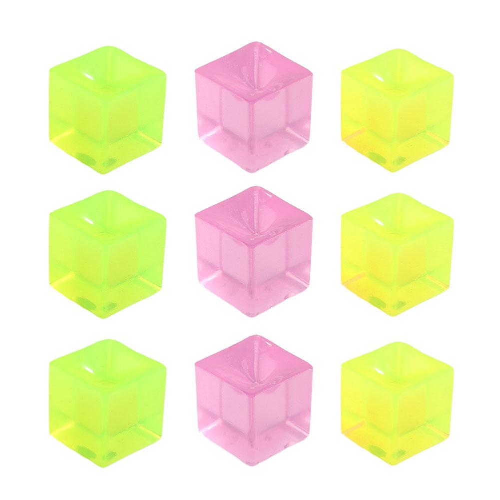 2.5cm Transparent Ice Cube Fidget Toy Mini Mochi Stress Sensory Kawaii Ball Relief Anxiety Paw V3Z6