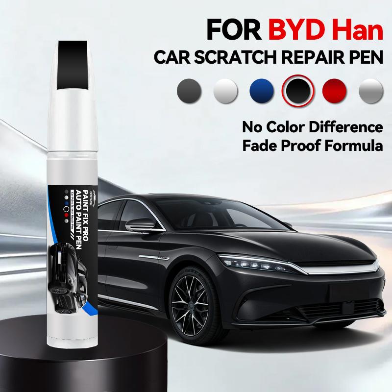 Для BYD Han Краска для подкраски царапин Кисточка для ремонта Автоаксессуары Сделай сам Черный Белый