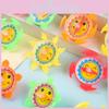 Компас с цветочным узором Мини пластиковый гироскоп Детская игрушка для детей и студентов