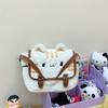 Cute Cat Plush Small Bag Woman 2025 New High-value Cartoon Fluffy Doll Clutch Bag Woman