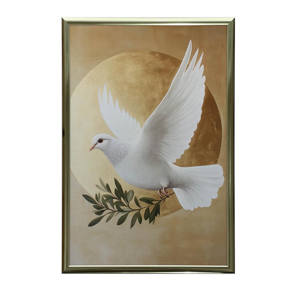 Symbol Ducha Świętego Symbol Ducha Świętego, 50X70 Cm, Bez Ramy, Płótno Premium Na Blejtramie