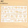 8pcs/set New DIY Craft Stamp Embossing PaintingTemplate Layering Stencils Scrapbooking Flower
