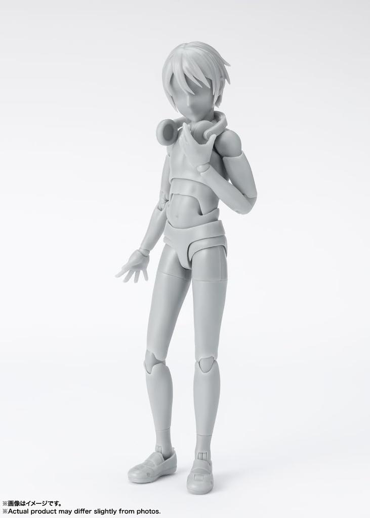 TAMASHII NATIONS Edition DX SET цветная подвижная фигурка 135 мм SHFiguarts Body-kun -School Life- (Серая версия.) приблизительно. ПВХ и АБС