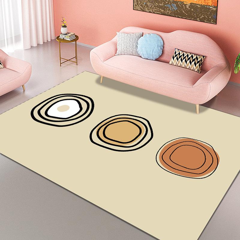 Living Room Nordic Carpet Bedroom Carpet Dirt Resistant Carpet Anti Slip Floor Mat Large-area Floor Mat