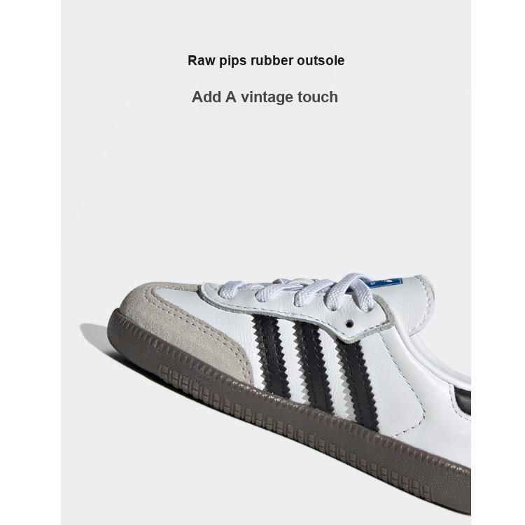 Adidas Детские кроссовки Samba OG I White Black Gum Cloud-White Core-Black IE3679