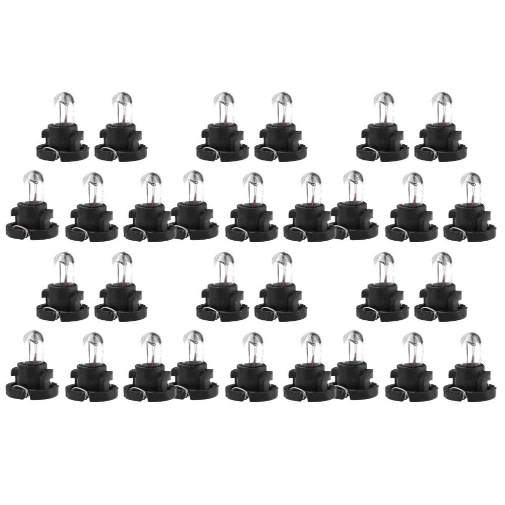 30-5PCS T4 Universal 12V Car Dashboard LED Bulb Auto Interior Lighting Reading Bulbs for Toyota Honda Nissan Replacement Bulbs
