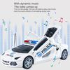 Электрическая танцующая полицейская машина Автоматическое объезжание препятствий Мельчайшая деталь Детская игрушка Спасение Экстренная помощь Полицейская электрическая машинка Игрушка для детей