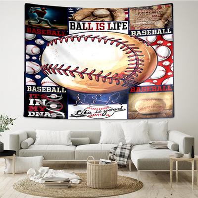 Baseball Passion And Heritage Tapestry Hanging for Bedroom,Livingroom, Playroom,Decor Art Room Wall Tapestry Holiday and Birthday Gifts