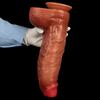 Большой Мягкий Жидкий Силиконовый Имитатор Дилдо Анальная Пробка Секс-Игрушка Фистинг Страпон Член Реалистичный Пенис 18+