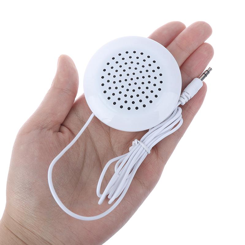 Портативный мини-динамик Aux Pillow 3,5 мм для Mp3 Mp4 CD телефона белого цвета