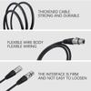DMX512 Signal Cable Canon Cable/Microphone Cable/Microphone Cable XLR Cable Black