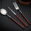 Minimalist Wooden Dinnerware Household Lunch Tableware Gift Dessert Spoon  Kitchen Accessories