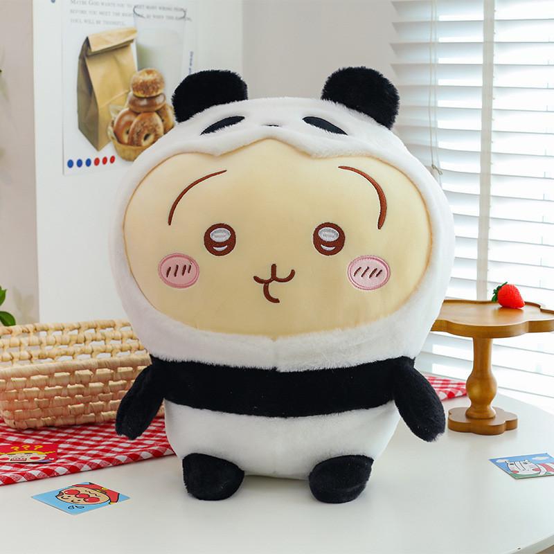 Chiikawa Panda Transformation Plush Toy Cute Soft Doll Kid Room Gift Decoration