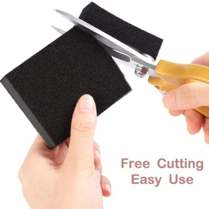 3/5PCS Black Sponge Emery Cleaning Sponge Cleaning Brush Descaling Agent Wiping Cloth Scrubbing Pot Kitchen Tools Nano Sponge