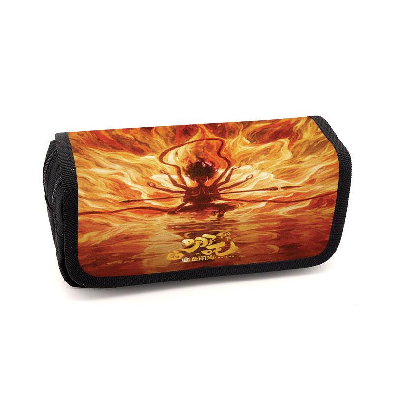 Minimalist Pencil Childrens Case With Ne Zha Print Design For Daily Use School