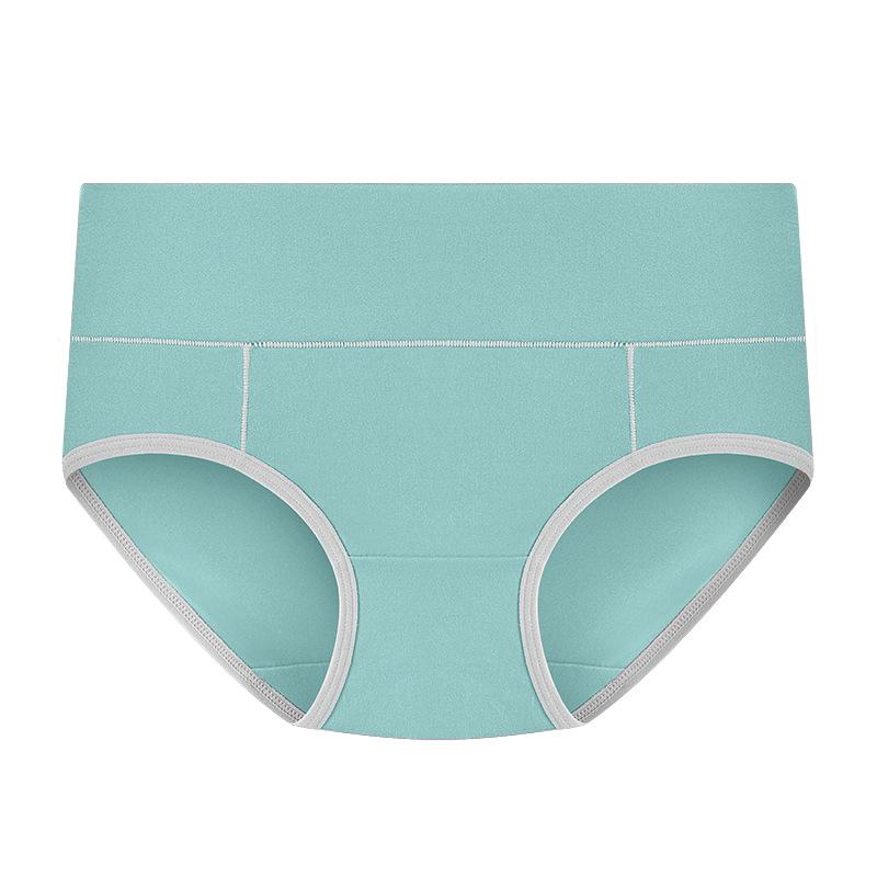 Plus Size Women's Panties Solid Colour Simple Cotton Middle Waist Trousers Lift Hips and Tighten Waist Underwear Briefs