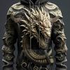 Толстовка с капюшоном и ярким 3D-драконом больших размеров для мужчин — удобная, яркая и идеально подходит для весны и осени
