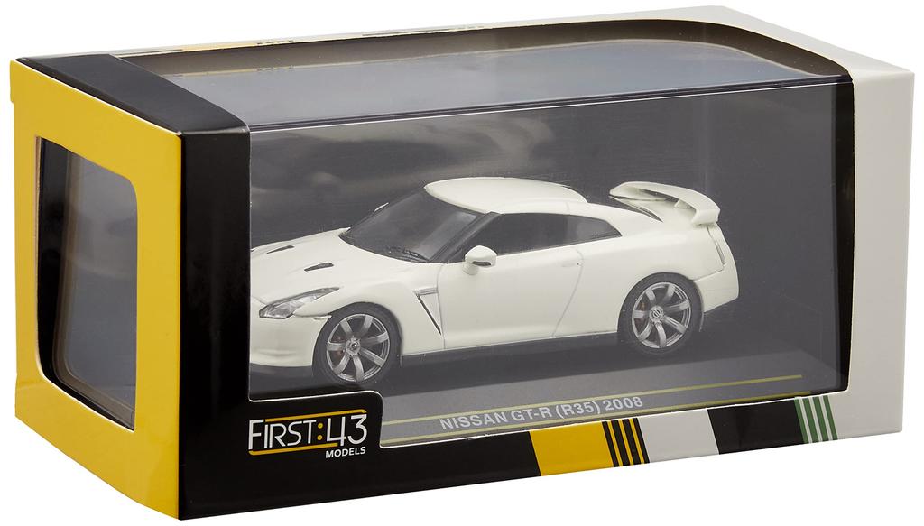Масштаб Nissan R35 2008 Белая Готовая Модель FIRST43 1/43 GT-R F43-157