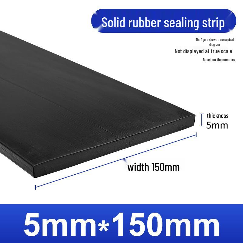 Nitrile Rubber Strip: Oil & Pressure-Resistant Shock Absorbing Glass Pad for Sealing & Joint Support