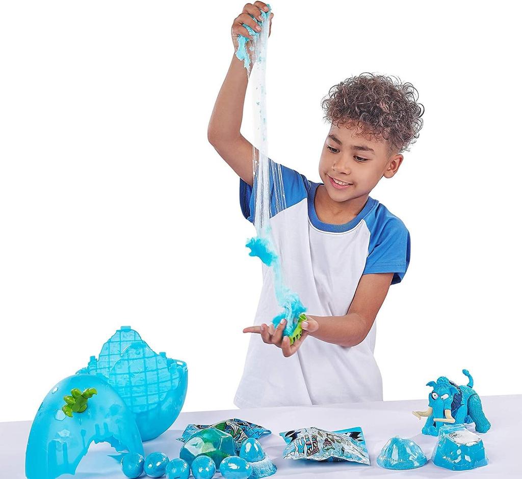 Smashers Dino Ice Age ZURU Mini Lots of Surprises Slime Dinosaur Toy Collectible Limited Dinosaur Breakable Egg for Boys & Kids Pacyephalosaurus