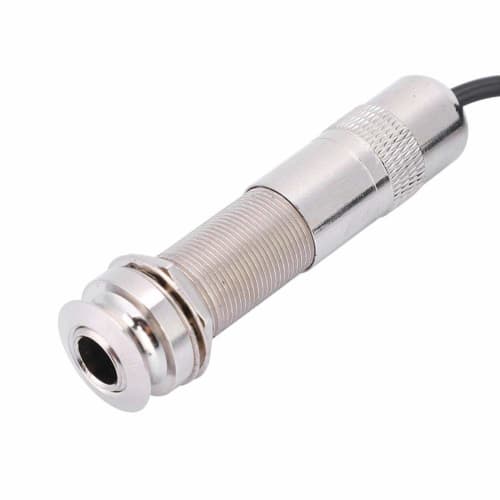 Guitar Pickup for Acoustic Guitar, 3-Patch Pickup, Plastic Pickup Head, 6.35mm Silver Jack, 60cm Cable, Noise Interference Reduction, Piezo Guitar Pic