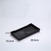 1 Pcs Black Serving Trays Rectangle Bed Table Tray New Large Plastic Tray  Kitchen