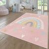 Rainbow Carpet for Living Room Baby Crawling Rugs Art Photography Props Girl's Bedroom Decor Floor Mat Children Playing Carpets