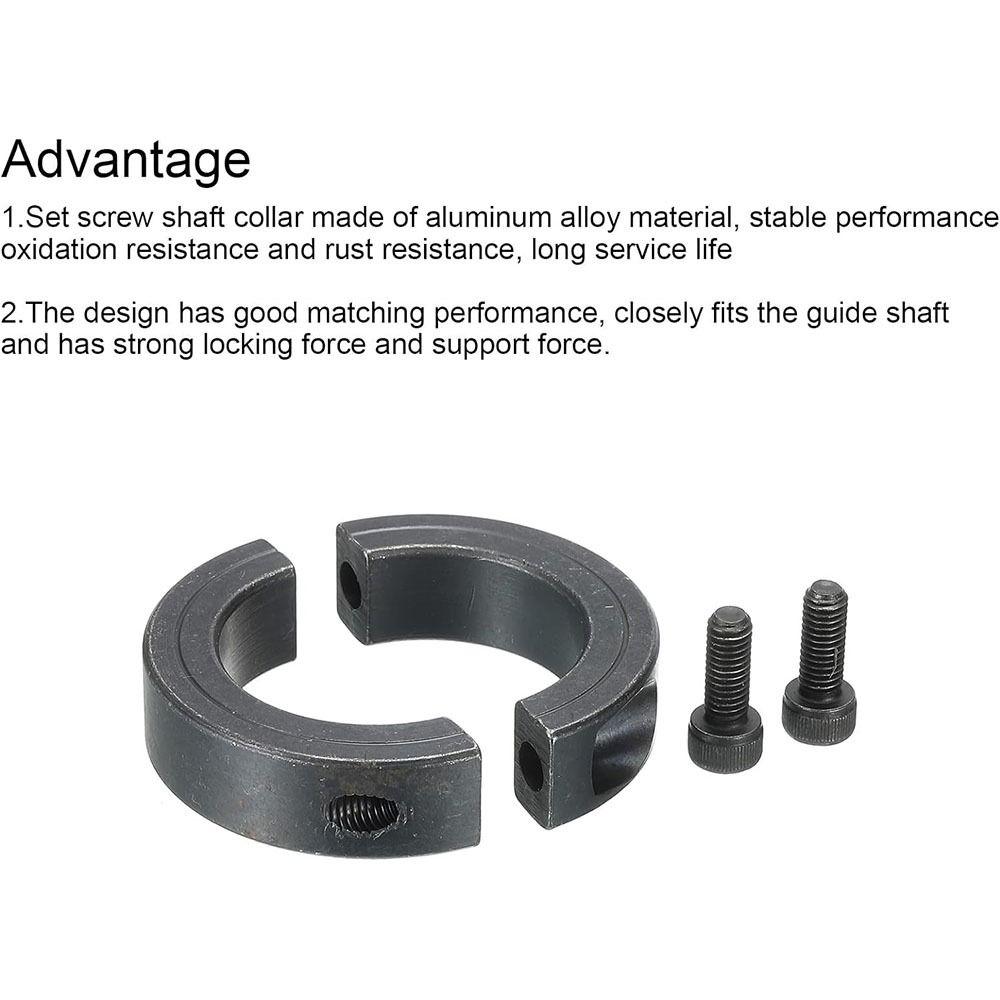 Внутренний диаметр 6-55 мм Двойной разъемный зажимной воротник Отверстие удерживающий зажим Системы конвейерных лент