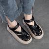 Casual Versatile Soft Soled Women's Sandals Genuine Leather Breathable Thick Soled Shoes
