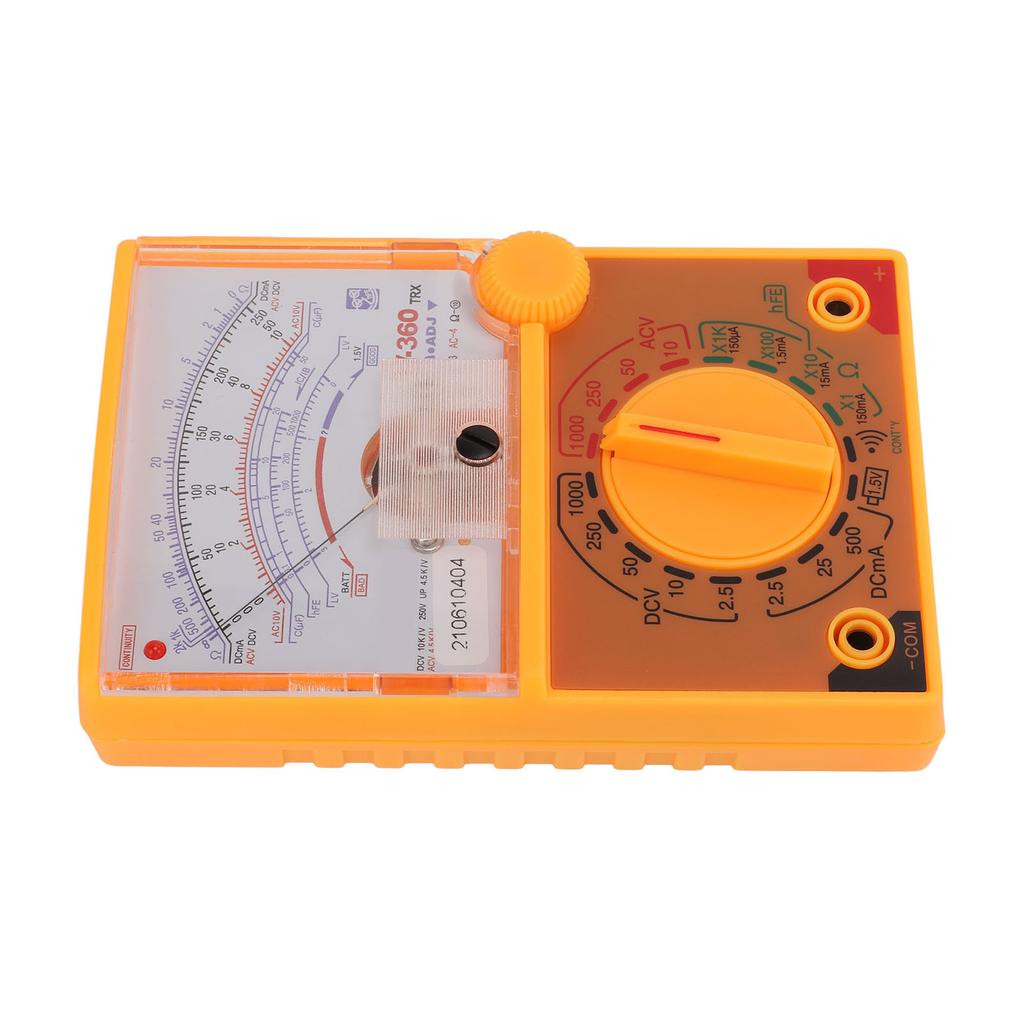 Multimeter High Definition Scale Multiple Measuring Ranges Humanized Design Small Safe Pointer Multimeter