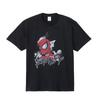 Small Planet Marvel Rock T-Shirt, Spider-Man, Smoke, Large, Smoke Black
