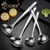 1 Pcs 316 Stainless Steel Hot Pot Spoon Household Soup Spoon Large Soup Long Handle Colander Commercial Anti-scalding Handle Deepening Spoon