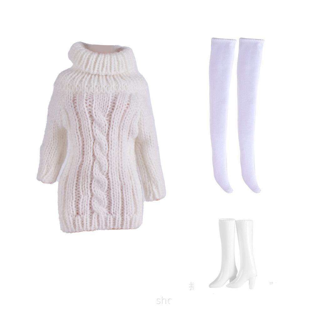 Повседневная одежда для куклы Элегантная одежда Элегантная меховая куртка для кукол BJD 1/6 30 см для кукол 11,5"