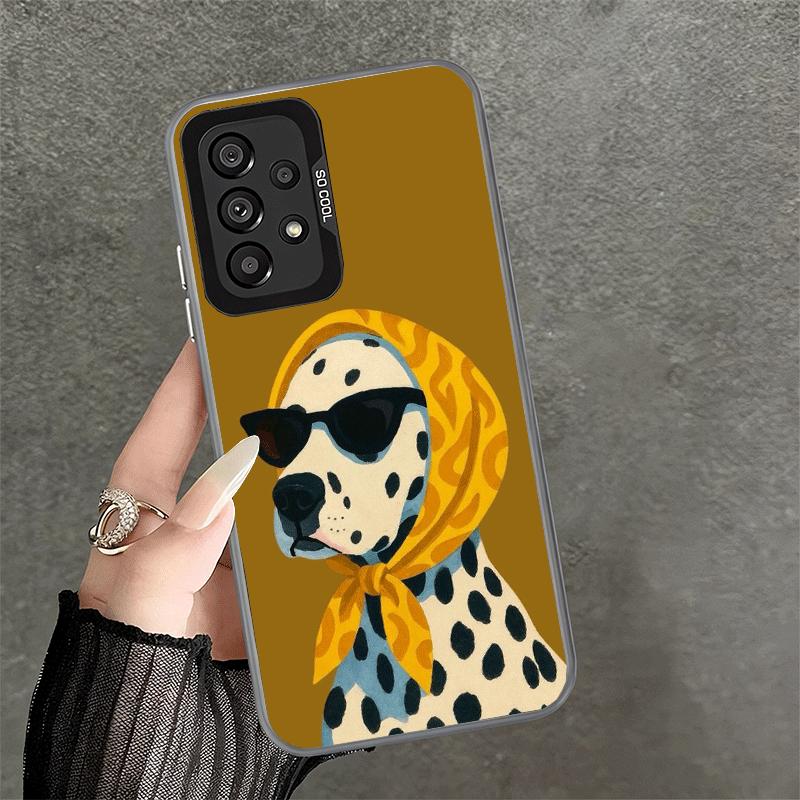Dalmatian Cute Dog Shockproof Phone Case for Samsung A17 A16 A15 A14 A37 A57 A36 A56 A26 A35 A55 A25 A34 A54 A24 A13 A23 A33 A53