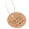 100Pcs Kraft Paper Hang Tag For You Pattern Label For Gift Tagging Package Decor
