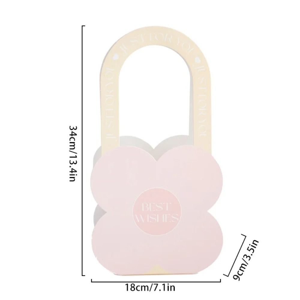 2 шт. Портативная складная коробка для цветов, коробки для подарков «Сделай сам», высококачественная коробка для упаковки букетов